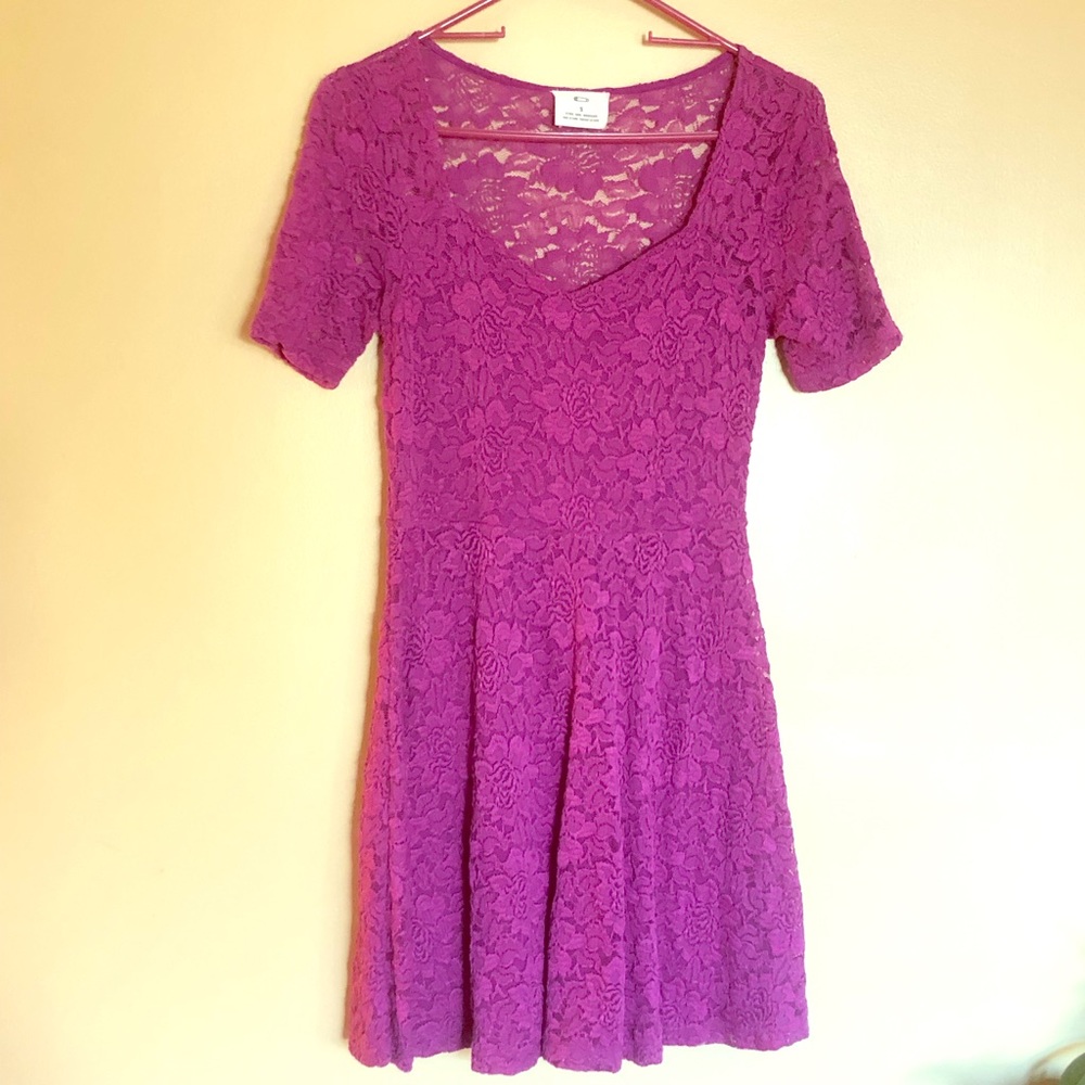 Urban Outfitters Sexy Magenta Party Dress SM